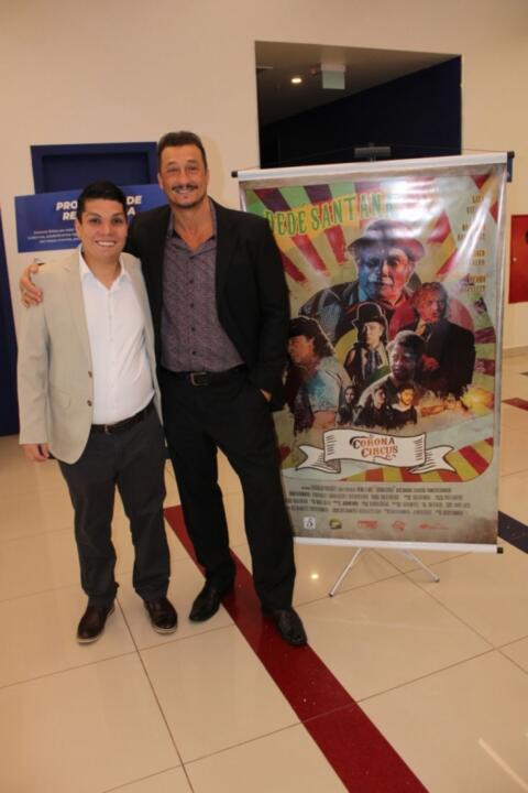 O pré- lançamento  do filme Corona Circus do diretor Roberto Rowntree