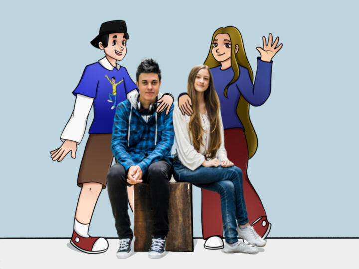 “Bia e Jean” – série animada resgata o humor Pastelão e estreia na TV Paga