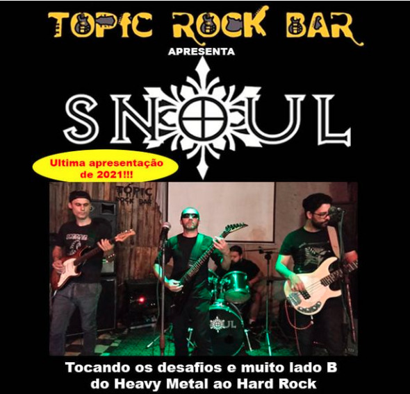 Banda Snoul toca no Topic Rock Bar