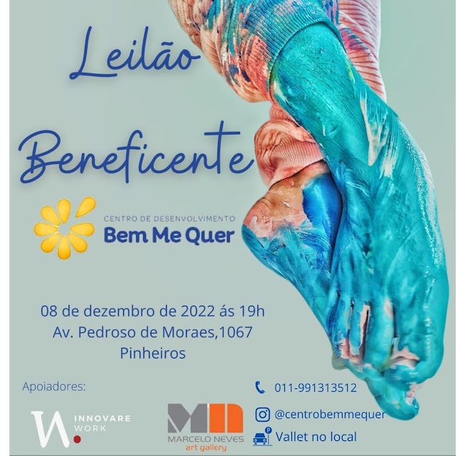 Galeria Marcelo Neves promove leilão beneficente em São Paulo