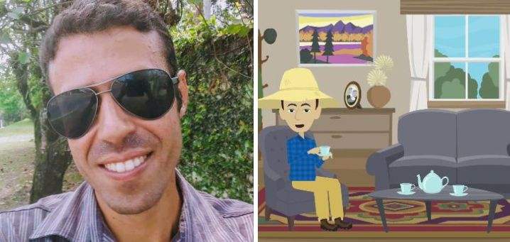 Comediante Raphael Bruno lança desenho animado de seu principal personagem o “Jeca”