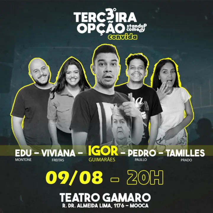 Teatro Gamaro recebe grupos de Stand-Up Comedy  