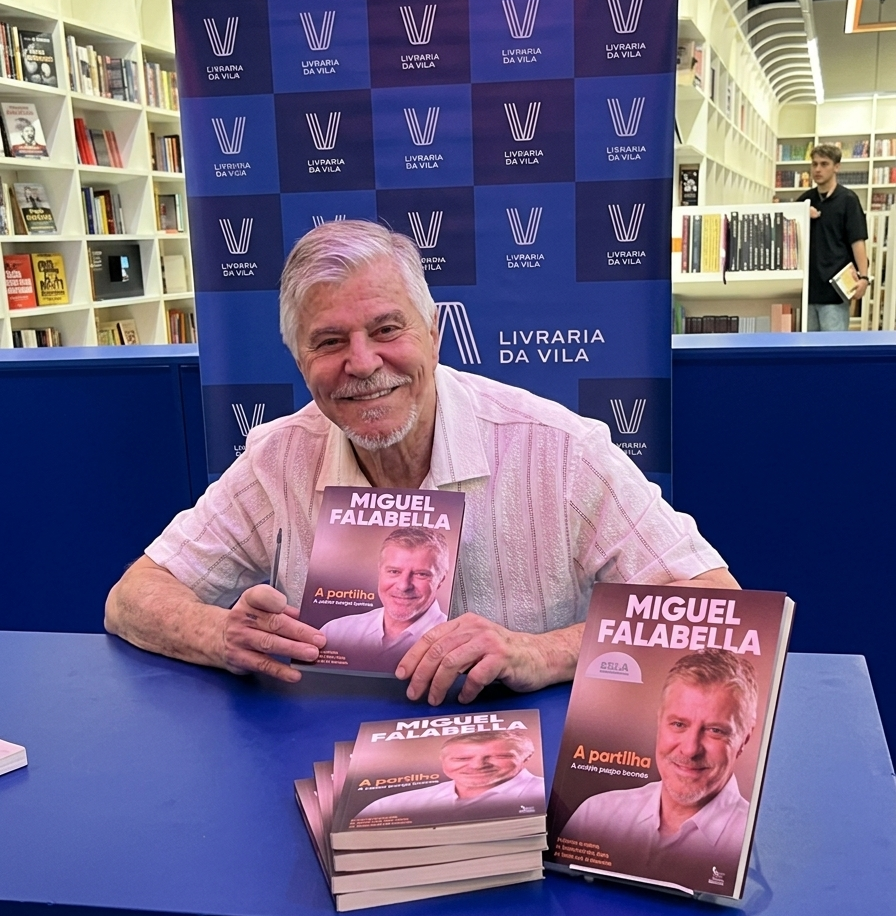 lançamento do livro de Miguel Farabella.