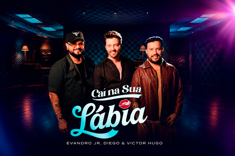 Evandro Jr. lança a música “Caí na Sua Lábia” com participação de Diego & Victor Hugo